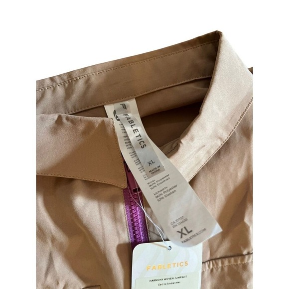 Fabletics Harmony Convertible Jumpsuit Romper Utility Pockets XL - Picture 4 of 4